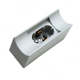 FL-Socket S14d Plastic White FOTON_LIGHTING - патрон LEDnear одноцокольная