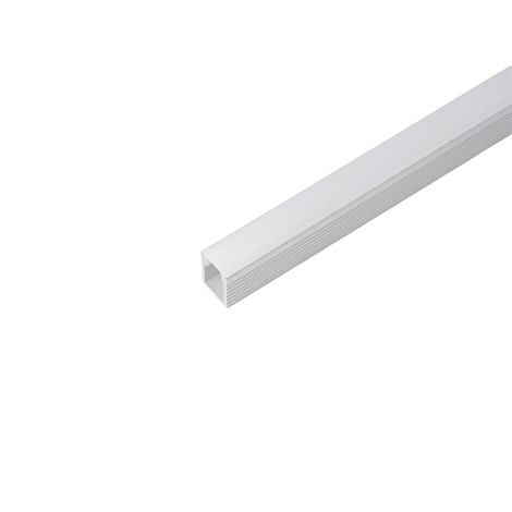 Профиль  накладной 9х7.8мм, алюминиевый, серебро, 2м, CAB241 - фото 101080