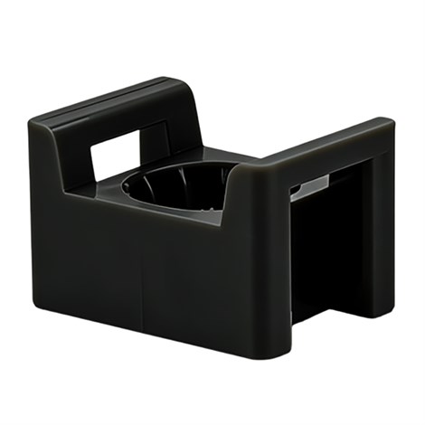 Площадка под стяжку для прямого монтажа STEKKER PMCL2316B  23*16 мм, черный (100 шт в упаковке) - фото 101947