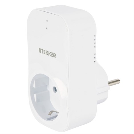 Реле напряжения для розетки STEKKER  VP-100W-3M, 230В, 16A,белый - фото 102088