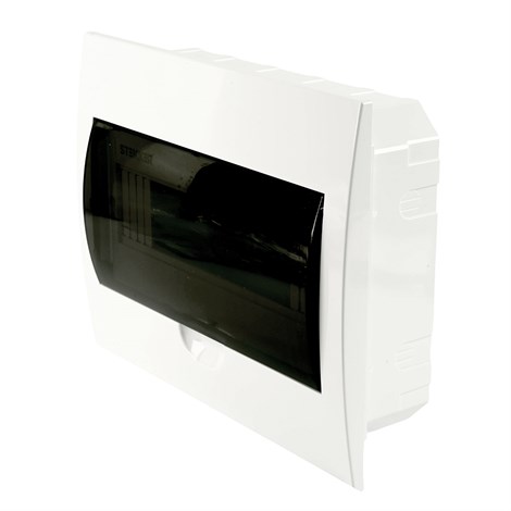 Бокс встраиваемый STEKKER EBX50-4/12-50 12 модулей, пластик, серия ArcaLight - фото 102830