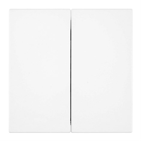 Переключатель 2-клавишный (механизм), STEKKER, 250В, 10А, серия Мия, RSW10-3107-01, белая магнолия - фото 103041