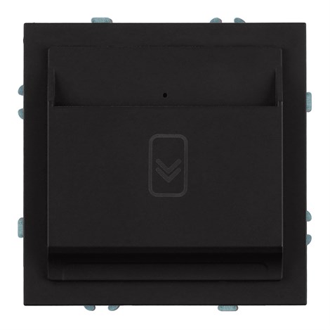 Выключатель карточный (механизм), STEKKER, 250В, 40А, серия Эмили, RSW40-5114-05, черный уголь, soft touch - фото 103631