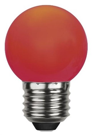 FL-LED DECO-GL45 1W E27 RED 230V E27 красный (LED шарик) FOTON - лампа - фото 19696