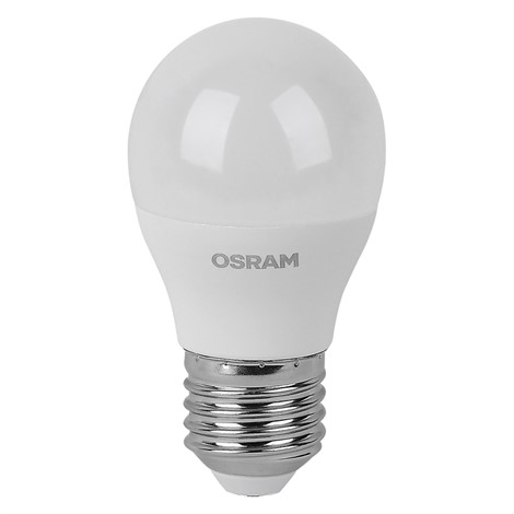 LV CLP 60 7SW/840 220-240V FR E27 560lm 180* 25000h шарик OSRAM LED-лампа - фото 19730