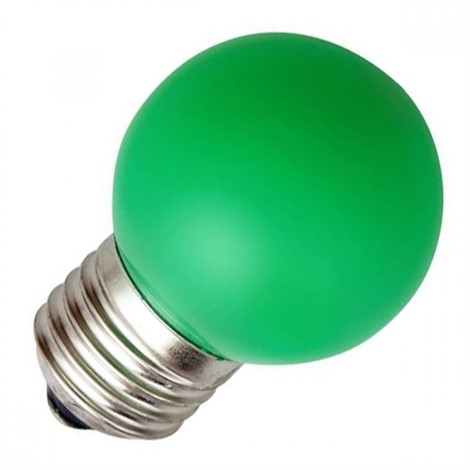 Светодиодная лампа Ecola globe LED color 5,0W G45 220V E27 Green шар зеленый - фото 19747