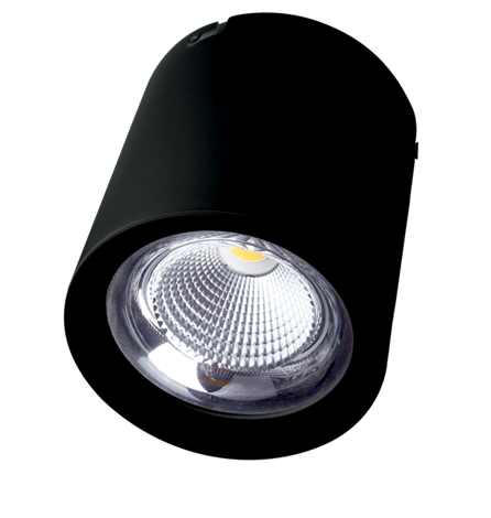 FL-LED CUPSPOT Round 40W Black 3000K 4000Lm круглый 40Вт 193*193мм - фото 21696