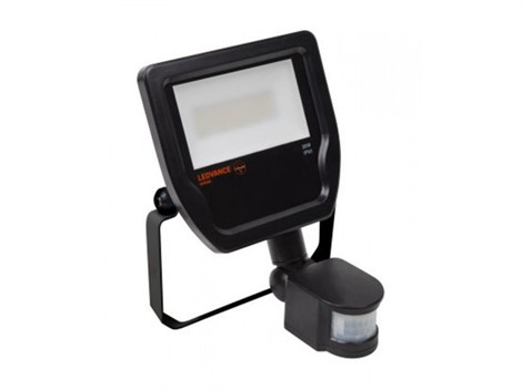 Светодиодный прожектор с датчиком OSRAM FLOODLIGHT LED SENSOR 50W/3000K BLACK IP65 - фото 22083