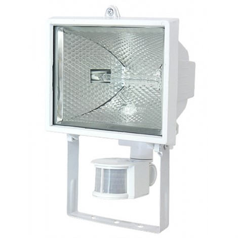 Галогенный прожектор с датчиком Foton Lighting FL-H500S белый - фото 22993