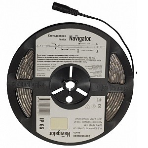 Светодиодная лента Navigator 71 422 NLS-5050Y30-7.2-IP20-12V R5 xxx - фото 23845