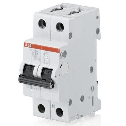 ABB S201 Автоматический выключатель 1P N 20A (B) 6kA - фото 24918