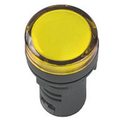 Лампа AD22DS(LED)матрица d22мм желтый 230В IEK - фото 26383