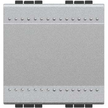 NT4003M2A Bticino LivingLight Переключатель с автоматическими клемами. размер 1 модуль. цвет алюминий - фото 28373