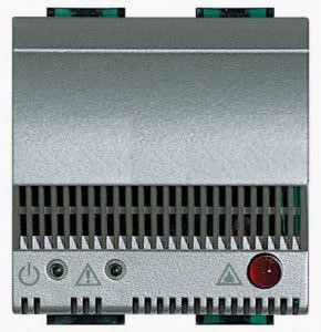NT4520 Bticino Повторитель сигналов для детекторов газа со световой и звуковой сигнализацией (85дБ). 6А актив. и 2А индуктив. нагрузки. 2 модуля - фото 28816