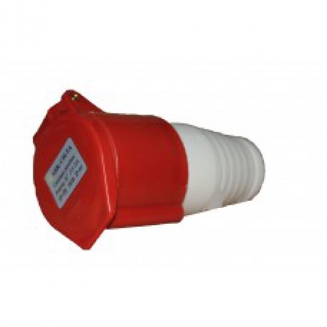 Розетка HT- 214 16А переносная 3Р РЕ 380В IP-44 АБК-Сила - фото 30506