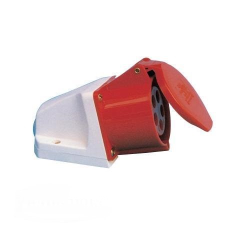Розетка силовая HT-125, 32А, 3P N E, стационарная - фото 30596