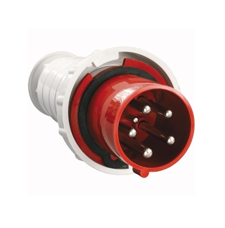 Силовой разъем вилка IP54 125А 3P PE N 380В TDM ELECTRIC - фото 30640
