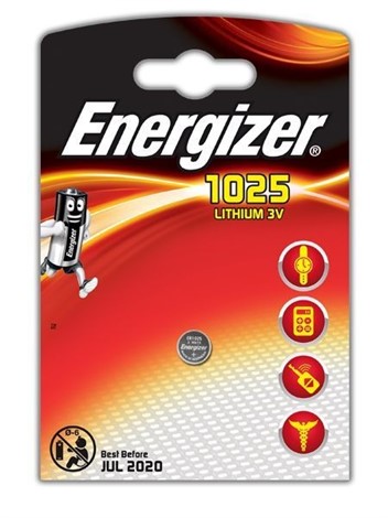 Батарейка Energizer CR1025 BL1 - фото 33682