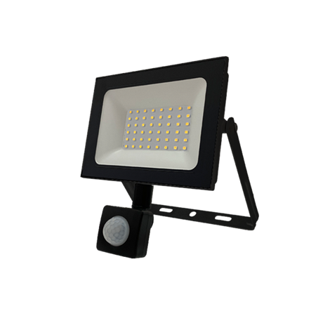 FL-LED Light-PAD SENSOR 50W Black 4200К 4250Лм 50Вт AC220-240В 170x110x45мм 300г - С датчиком - фото 43699