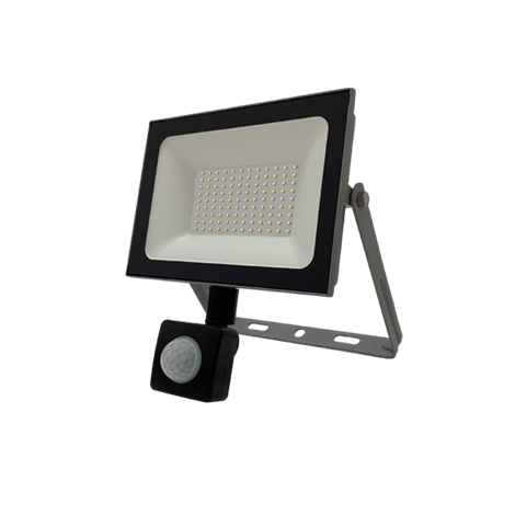FL-LED Light-PAD SENSOR 100W Grey 4200К 8500Лм 100Вт AC220-240В 235x220x55мм 750г - С датчиком - фото 43702