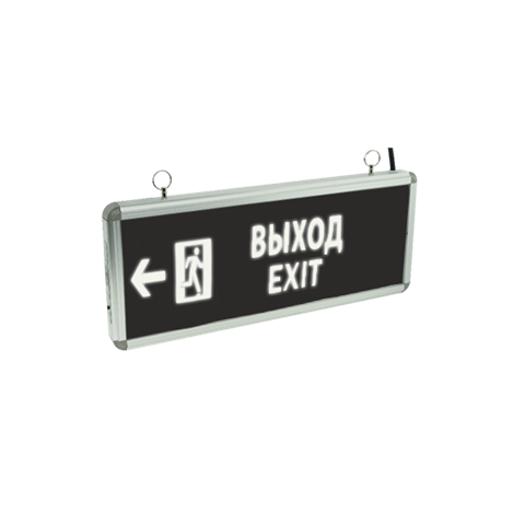 FL-EmL LEDFrame-01 3W 90min 152x363x20 светильник С НАКЛЕЙКОЙ аварийный (зеленый свет) - фото 44157