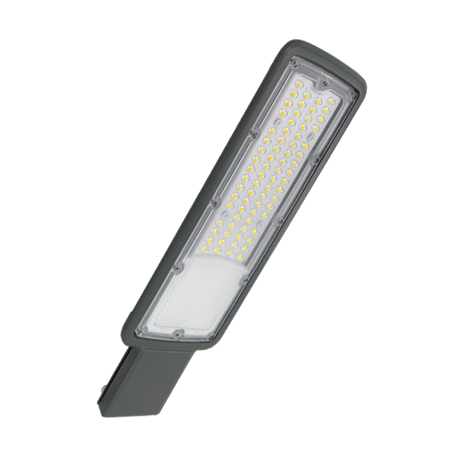 FL-LED Street 50W Grey 4500K 400*130*27мм 5000Лм 110-240В (светильник консольный LED для d-40) - фото 44223