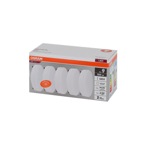 LVGX5375 10SW/840 230V GX53 Экопак1X5 RU OSRAM - фото 48106
