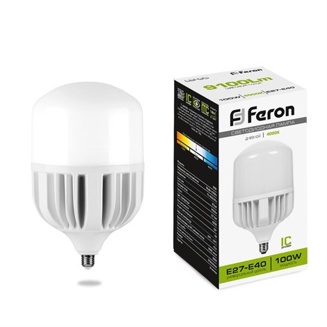 Лампа светодиодная Feron LB-65 E27-E40 40W 175-265V 4000K - фото 52365