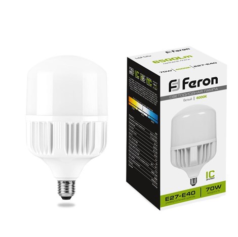 Лампа светодиодная Feron LB-65 E27-E40 70W 175-265V 4000K - фото 52377