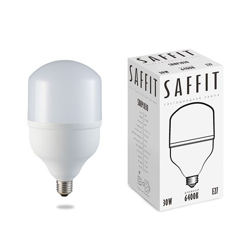 Лампа светодиодная SAFFIT SBHP1030 E27 30W 230V 6400K - фото 53180