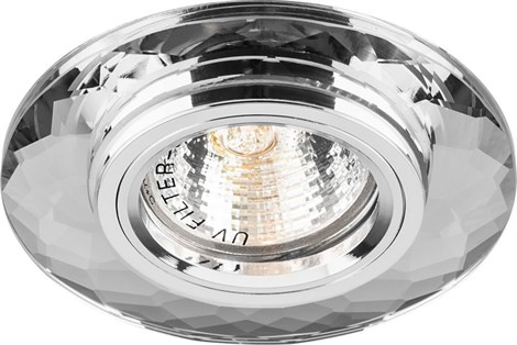 Светильник встраиваемый Feron DL8160-2 потолочный MR16 G5.3 серебристый - фото 57100