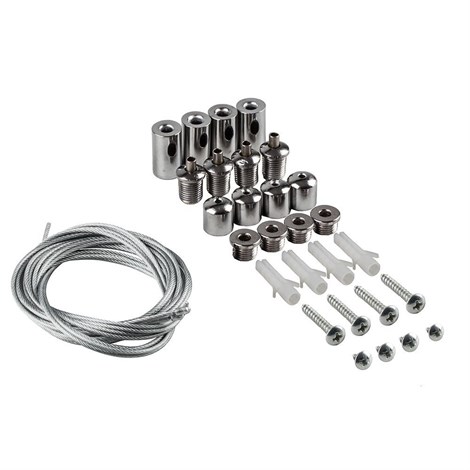 Подвес (соединитель для AL2113), длина 100см, серебро, LD510 - фото 57890