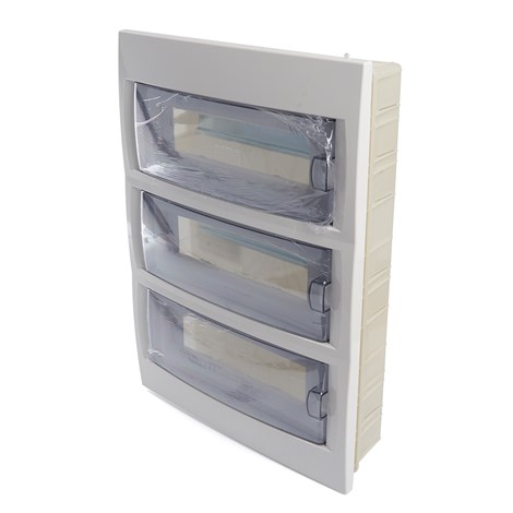 Бокс встраиваемый STEKKER EBX50-2/36-40 36 модулей, пластик, серия Standart - фото 65004