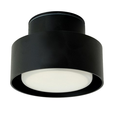 Светильник потолочный Feron HL367 Barrel AURA 12W, 230V, GX53, чёрный IP44 - фото 68879