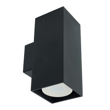 Светильник  настенный Feron ML1740 QUAD   MR16 35W, 230V, 2*GU10,  чёрный IP20 - фото 69001