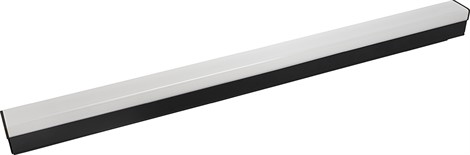 Светильник светодиодный линейный Feron AL4020 IP20 12W 6500К, рассеиватель матовый в алюминиевом корпусе, черный 590*50*55мм серия MattLine - фото 78030