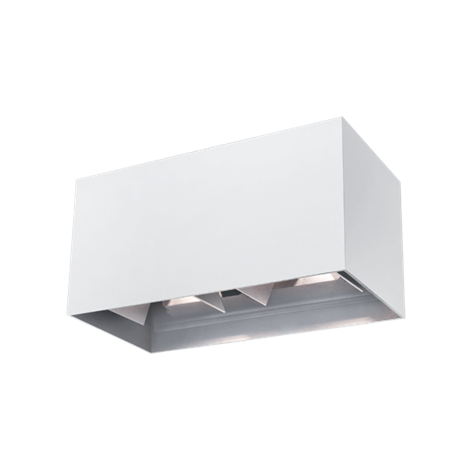 FL-LED WallBeam-H-UD006-2 4x3W-UP/DN WT 0-120° CCT-3000K+4000K+6000K 200x100x100мм IP65 - с-к настен - фото 82428