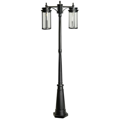 Светильник садово-парковый Feron PL788 столб 2*40W 220-240V E27, черный - фото 89226