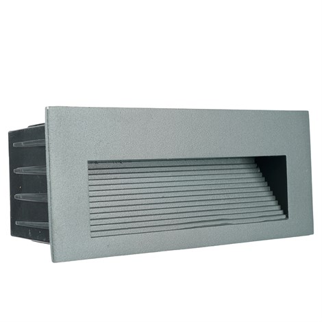 Светодиодный светильник Feron LN012-1 встраиваемый 5W 4000K, IP65, серый - фото 89386