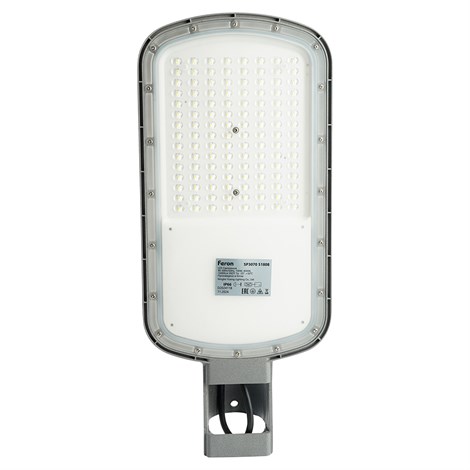 Светодиодный уличный консольный светильник Feron SP3070 100W 4000K AC90-300V, серый - фото 92031