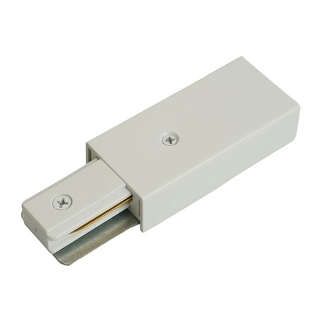 Cоединитель - коннектор для шинопровода, белый, LD1022 - фото 93364