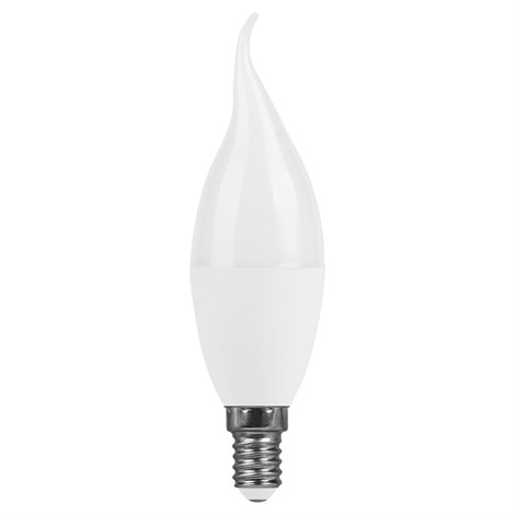 Лампа светодиодная Feron LB-980 Свеча на ветру E14 15W 175-265V 6400K - фото 93447