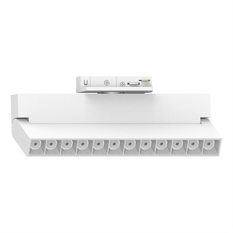 Светильник трековый светодиодный на шинопровод 12W, 1080 Lm, 4000К, 30 градусов, белый, AL139 Feron серия LensFold - фото 94160