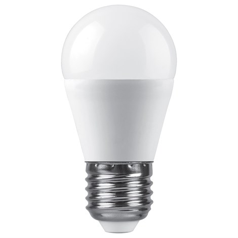 Лампа светодиодная SAFFIT SBG4520 Шарик E27 20W 230V 6400K - фото 94494