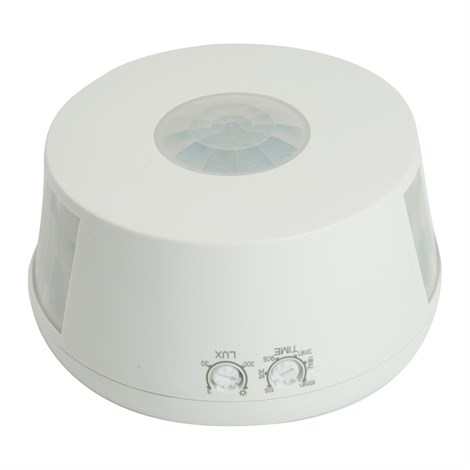 Датчик движения 2000W 30m  120° 360°(верт.) белый SEN19 - фото 94996