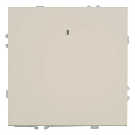 Выключатель 1-клавишный c индикатором (механизм), STEKKER, 250В, 10А, серия Эмили, RSW10-5101-08, кашемир, soft touch - фото 95936