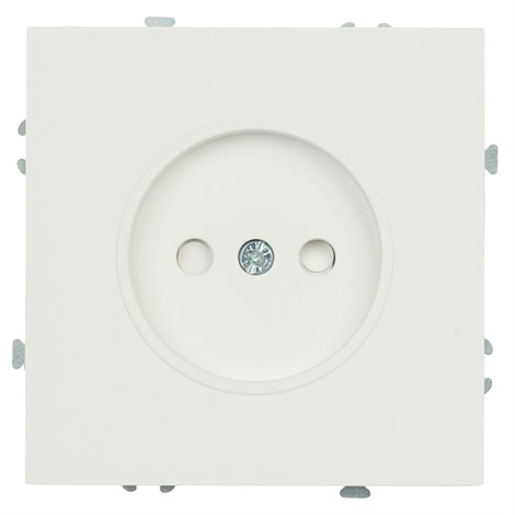 Розетка 1-местная с з/ш, б/з (механизм), СЗК, STEKKER, 250В, 16А, серия Эмили, RST16-5109-01ZK, белый фарфор, soft touch - фото 96444