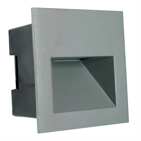 Светодиодный светильник Feron LN013-1 встраиваемый 3W 4000K, IP65, серый - фото 97297