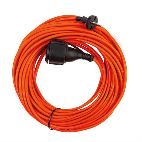 STD08-21-50 Удлинитель-шнур 1-местный ПВС б/з 2*1,5мм2, IP54, 50м, 16А, серия Standart - фото 97507