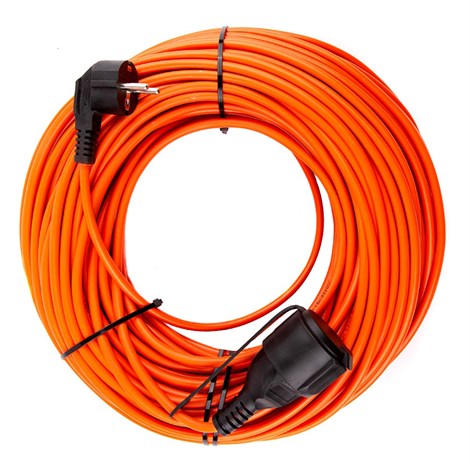 STD08-31-20 Удлинитель-шнур 1-местный ПВС с/з 3*1,5мм2, IP54, 20м, 16А, серия Standart - фото 97509